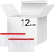 Набор папок-конвертов на молнии zip-lock Axent DL Красные 12 шт (1409-24-A) - изображение 1