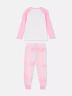 Піжама (кофта+штани) флісова рожево-біла Єдиноріг Primark 158см (400011953) - зображення 3