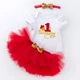 Боди детский 1st Birthday 59см Красный (4871) - изображение 1
