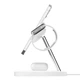Бездротовий зарядний пристрій Belkin BoostCharge Pro 3-in-1 Wireless Charging Stand with MagSafe (WIZ017TTWH) White - зображення 4