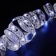 Светодиодная лента-гирлянда 10м 100LED на батарейках Холодная белая IP44 влагозащищенная для уличного и интерьерного декора праздничного освещения - изображение 2