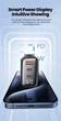 Быстрая зарядка Toocki GaN 67W с LED-дисплеем 3 порта (2 USB-C + 1 USB-A, QC 4.0, PD 3.0 для ноутбука Сетевое Зарядное устройство - изображение 5