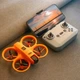 Квадрокоптер V66 Mini — дрон с 8K камерой, 180° поворотом, Wi-Fi FPV, дальность до 200 м, время полёта до 12 минут, оранжевый - изображение 7