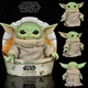 Игровая фигурка плюшевый Грогу (Малыш Йода) Star Wars в меховой куртке MATTEL 28 см Мандалорец Зеленый - изображение 1