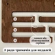 Медальница спортивная универсальная деревянная 47х18см стильный дизайн - изображение 3