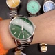 Мужские часы Curren 9090 Silver-Green - изображение 5