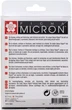 Набір лінерів Sakura Pigma Micron 10 шт POXSDK10A Чорних (8712079459550) - зображення 2