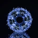 Новогодняя гирлянда комнатная роса 100 м 3000 LED Хвойная лапа зеленый провод Белое сияние D3000L100MGW - изображение 3
