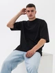 Набор футболок хлопковых длинных мужских Ray U0104-BW 2XL/3XL 2 шт Черный/Белый (RAY2000000026077) - изображение 7