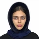 Женский норковый капор Меховой Стиль Ракушка Синий ирис (002/K) - изображение 4