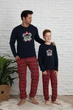 Подростковая пижама для мальчика - Новогодняя Микки - Family look для семьи 152-158 - изображение 3