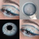 Синие контактные линзы с диоптриями ELITE Lens "Айс Эндорфин Блу" 2 шт. -4.50 - изображение 4