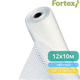 Пленка полиэтиленовая армированная Fortex 12х10 м, 120 м2, 180 г/м2, прозрачная - изображение 1