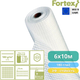 Полиэтиленовая армированная пленка Fortex 6x10 м, 60 м2, 180 г/м2, прозрачная - изображение 3
