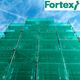 Сетка фасадная защитная, затеняющая Fortex 3,3x50 м, 165 м2, 60 г/м2, зеленая - изображение 10
