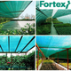 Сетка фасадная защитная, затеняющая Fortex 3,3x50 м, 165 м2, 60 г/м2, зеленая - изображение 11