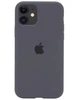 Чехол для iPhone 11 силиконовый Soft-touch Silicone Case Full Size (AA) Dark Grey - изображение 1