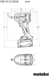 Акумуляторний безщітковий ударний гайковерт Metabo SSW 18 LTX 550 BL 18V 2x5.2 Ah + Зарядний пристрій ASC 55 + metaBOX 145 (602404650) - зображення 6