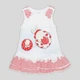 Детский летний сарафан для девочки Chicco 09003592000000 56 см Белый (8054707595170) - изображение 1
