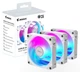 Вентилятор Gigabyte Aorus EZ Chain Fan 120 Ice 3-Pack White (GP-ECFAN1203 ICE) - изображение 7