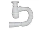 Сифон для раковины MILLZ 11/4"х40 с литым выпуском, гофротрубой 40х40/50 ST12000043 - изображение 1