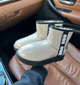 Женские угги Ugg classic clear mini высокие молочные зимнее 38 - изображение 2