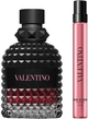 Zestaw męski Valentino Uomo Born In Roma Intense Woda perfumowana 50 ml + Miniaturka Woda perfumowana 10 ml (3614274680102) - obraz 2