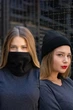 Женский Зимний Комплект Шапка И Бафф Черный Однотонный Without - (362670) - изображение 1