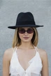 Женская Шляпа Fedora Черная С Лентой - (364886) - изображение 2