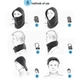 Зимняя спортивная балаклава из толстого флиса с затяжками 31*35 см Beanies - изображение 6