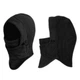 Зимняя спортивная балаклава из толстого флиса с затяжками 31*35 см One Size Чёрный - изображение 5