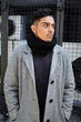 Шарф-хомут Мужской Without Scarf Черный Теплый - (363527) - изображение 1
