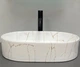 Умывальник VBI Verona 50 gold marmo glossy накладной VBI-011329 - изображение 3