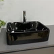 Умывальник (раковина) VBI FORLI BLACK GLOSSY накладной - изображение 5