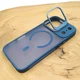 Чехол Baseus Smoke case Magsafe with Metal Stand для iPhone 17 Pro Dark Blue - изображение 2