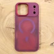 Чехол HOCO Smoke case Matte with MagSafe iPhone 17 Pro Max Red - изображение 1