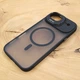 Чохол Baseus Smoke case Magsafe with Metal Stand для iPhone 17 Air Black - зображення 2
