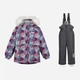 Детский зимний комплект (куртка + полукомбинезон) для девочки Joiks KG-84 128 см Серый/Темно-серый (J2300000032260) - изображение 1