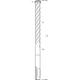 Бур Bosch SDS-plus-5X (16x400x460 мм) (2608833829) - изображение 3