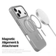 Чехол для Apple iPhone 17 Pro Dux Ducis Yind Mag Матовый с Magsafe Grey - изображение 5