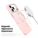 Чехол для Apple iPhone 17 Pro Dux Ducis Yind Mag Матовый с Magsafe Pink - изображение 5