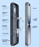 Чехол для Apple iPhone 17 Dux Ducis Yind Mag Матовый с Magsafe Black - изображение 3