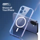 Чехол для Apple iPhone 17 Dux Ducis Clin Mag Series Clear Case с MagSafe Прозрачный - изображение 8
