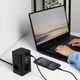 Мережевий фільтр Proove 3 розетки 2хType-C/USB 65W GaN Power Cube Black (PSPC36801201) - зображення 2