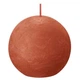Свеча рустик шар Bolsius 76мм earthy orange - изображение 1