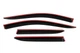 Ветровики с хромированным молдингом Niken Luxury (2021-2023, 4 шт) для Kia Niro 2016- гг - изображение 4