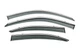 Ветровики с хромированным молдингом Niken Luxury (4 шт) для Hyundai Elantra (XD) 2000-2011 гг - изображение 1
