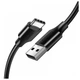 Кабель USB 2.0 AM-Type-CM, 1.5 м, 3.0A, (18W) Nickel Plating Черный, US287 UGREEN - изображение 6