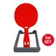 Тренировочный набор для настольного тенниса Gewo Flip-Paddle Set (109180000) - изображение 1