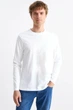 Лонгслив из хлопка C&A 2229628c45 XL белый (100006966) - изображение 1